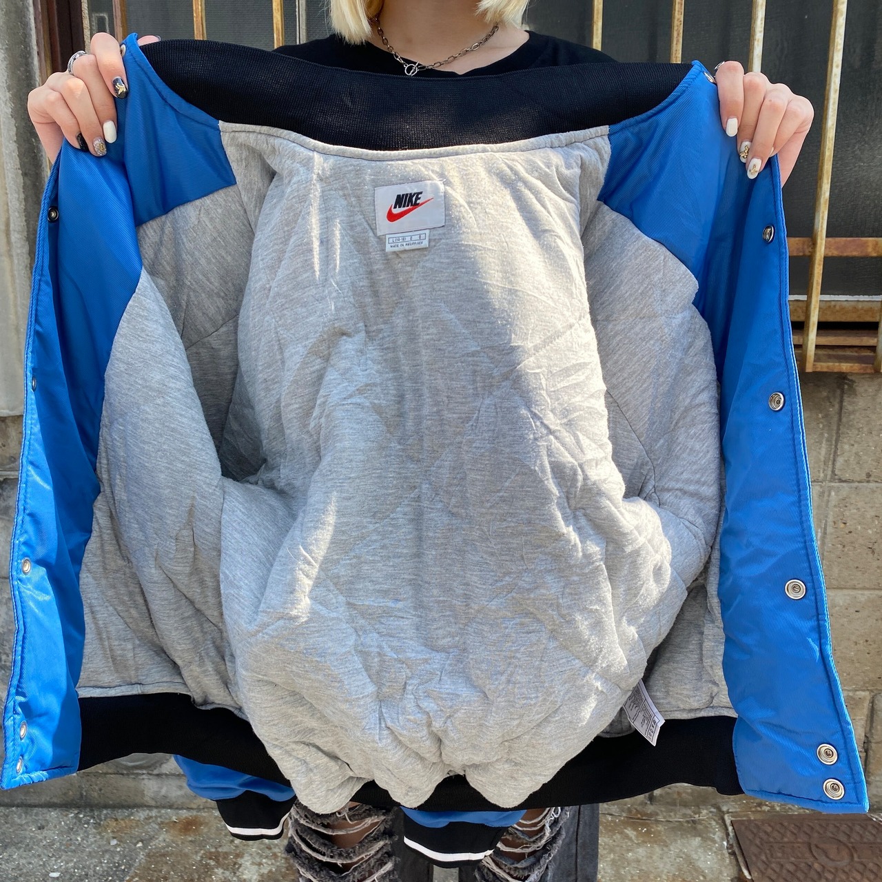 90年代〜00年代 NIKE TEAM ナイキ スウォッシュ刺? バック刺? ナイロン  