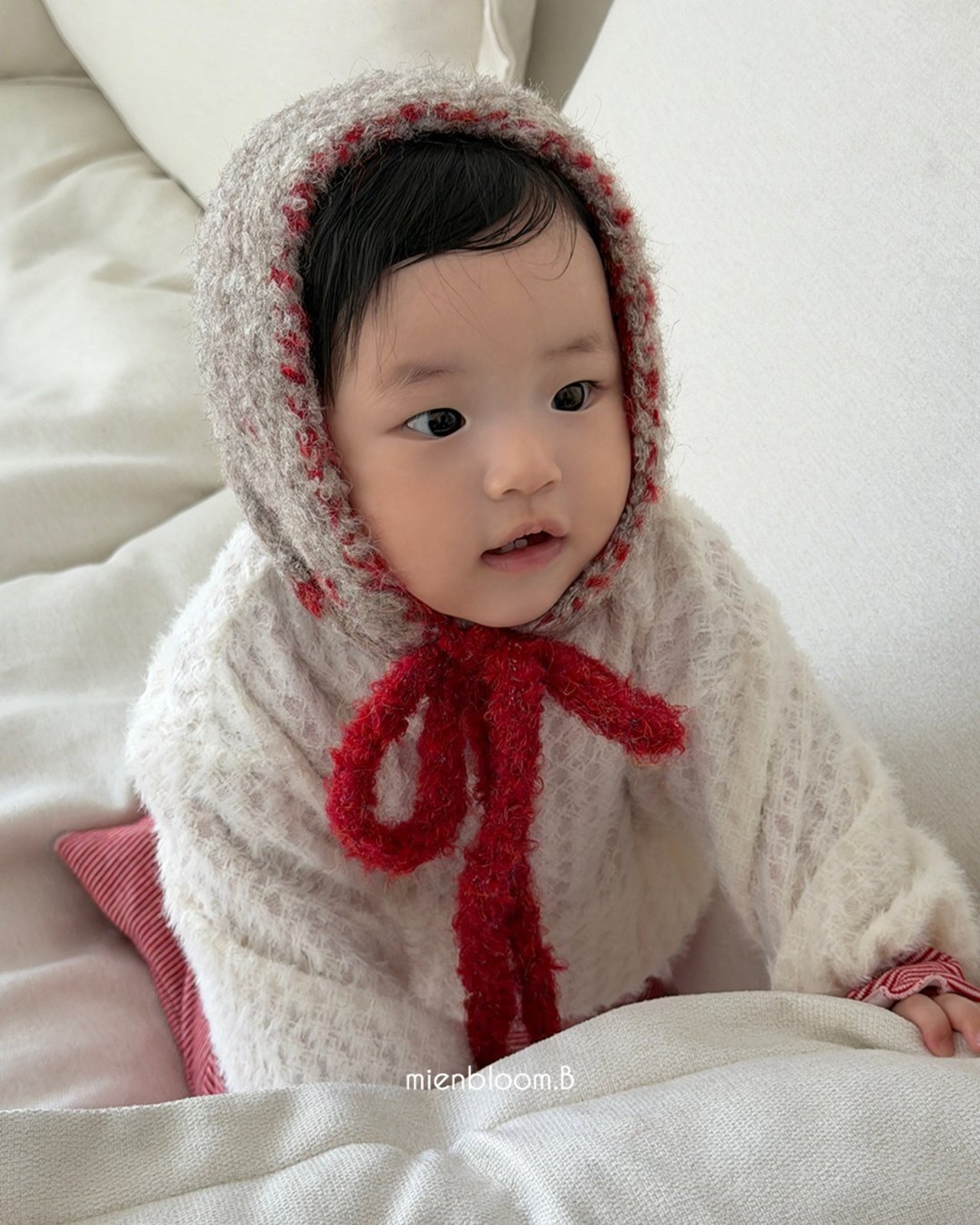 mien bloom B［取寄］knit ear cover 26winter