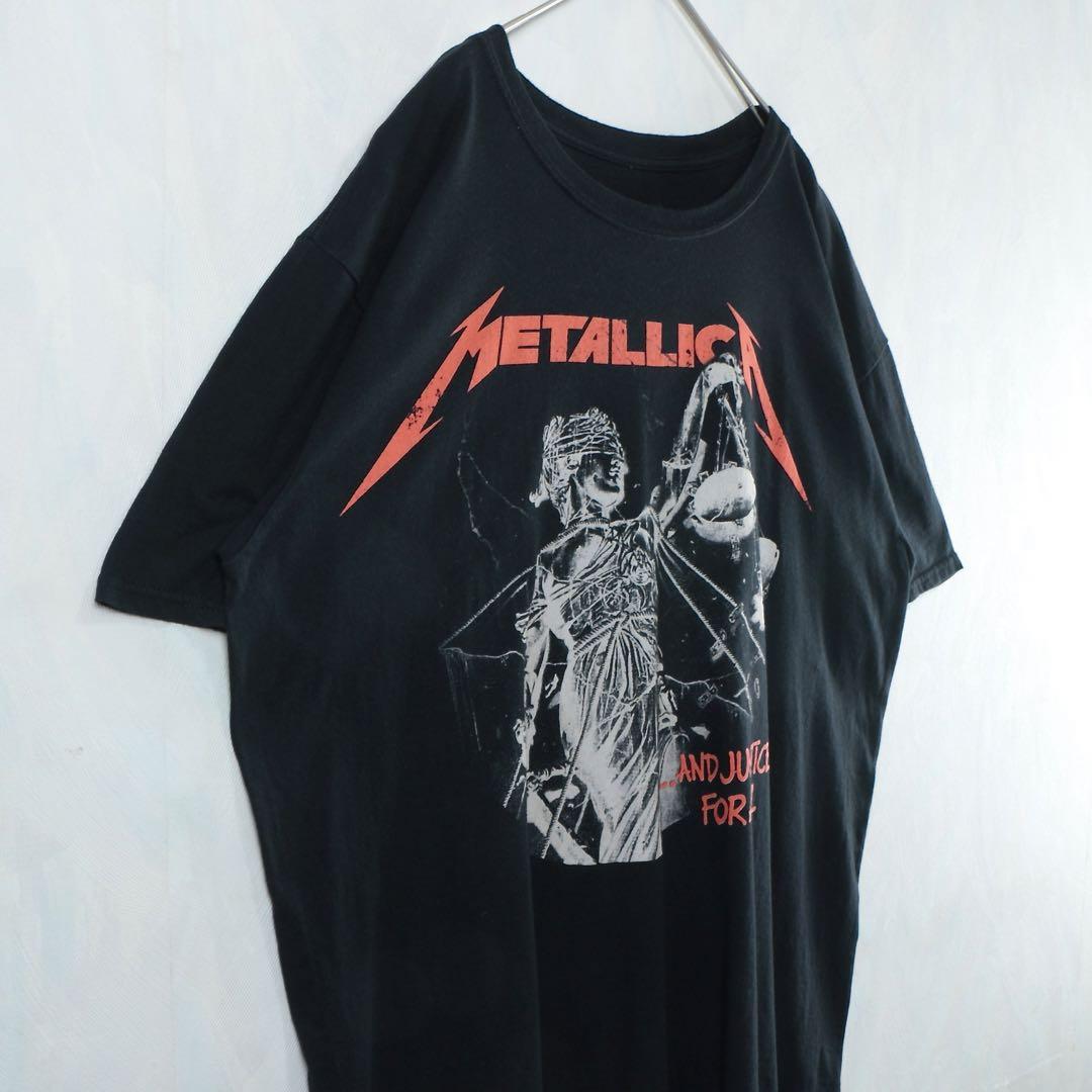 【新品☆デッドストック☆ツアー】メタリカ ビッグプリント バンドTシャツ XL