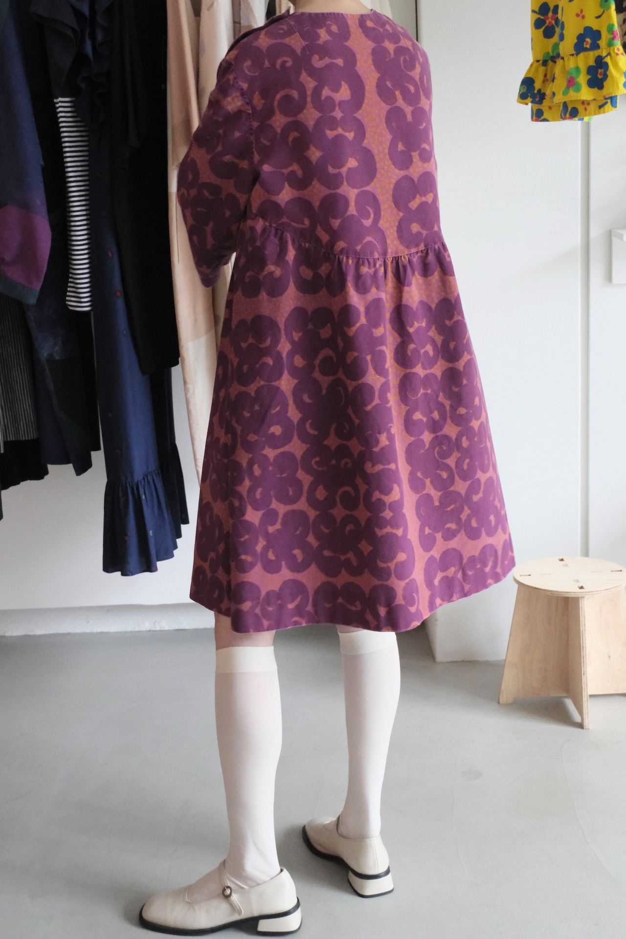 60's Marimekko Tarha print midi dress