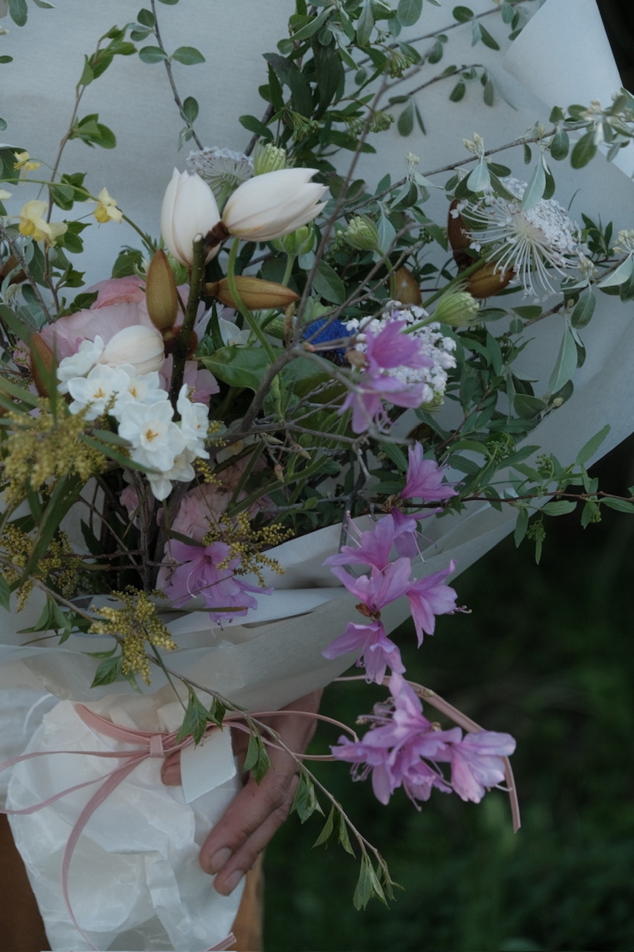 母の日｜ハーブ香る花束「ゆたかに」