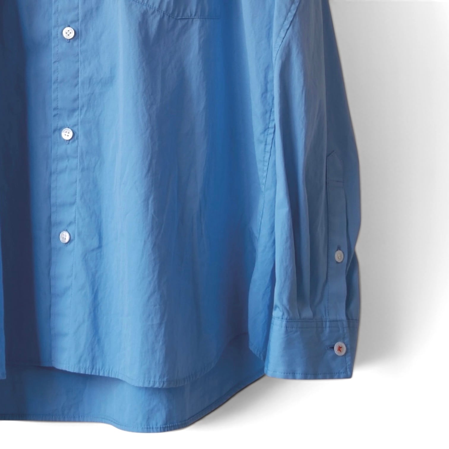 KHOKI  [WASHED COTTON  SHIRT]