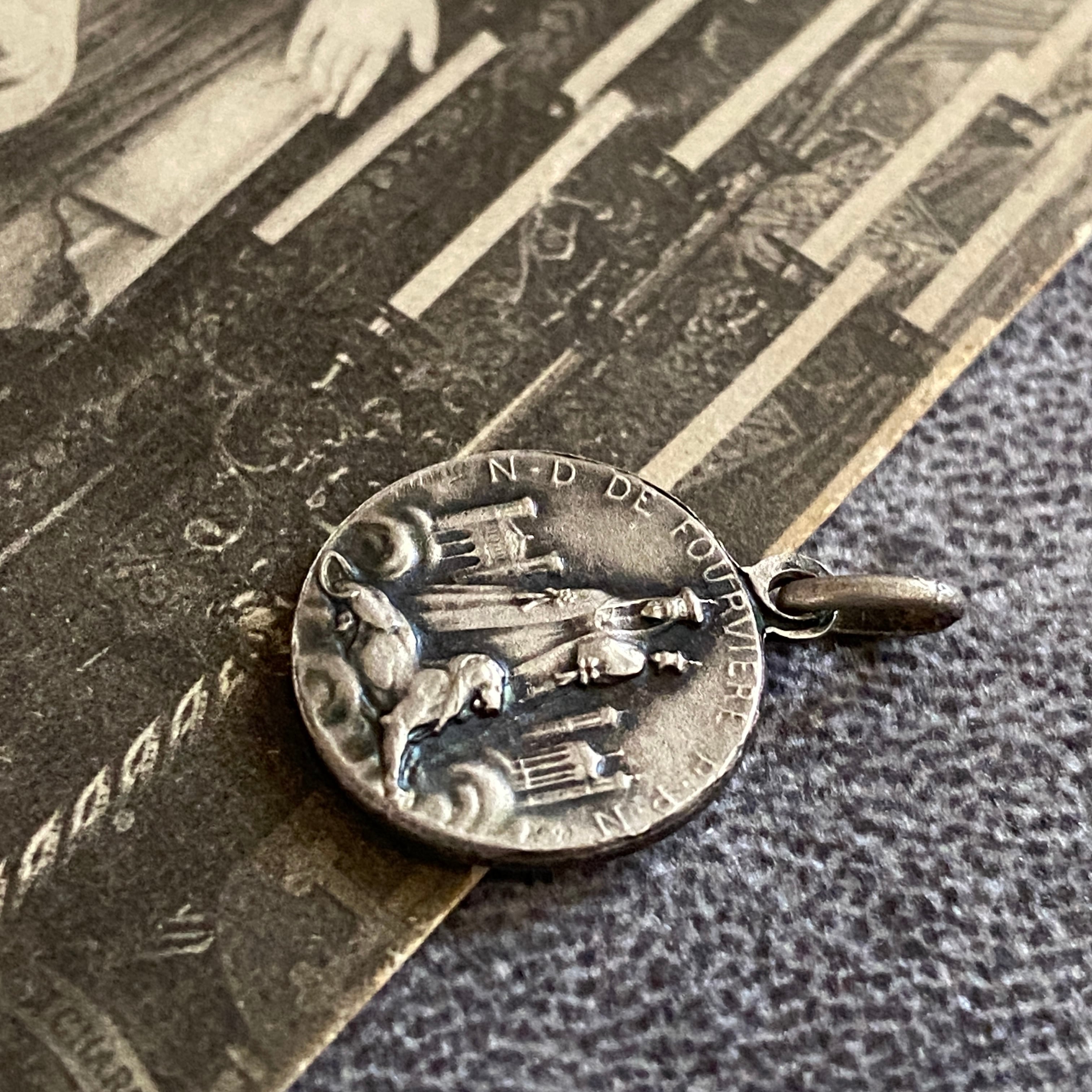 作家刻印あり✴︎希少ノートルダム・ド・フルヴィエール ✴︎ 愛と守護