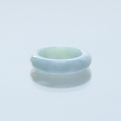 【11.5号】 レアカラー！ lavende 翡翠くり抜き甲丸リング A貨翡翠 jd_rg2490