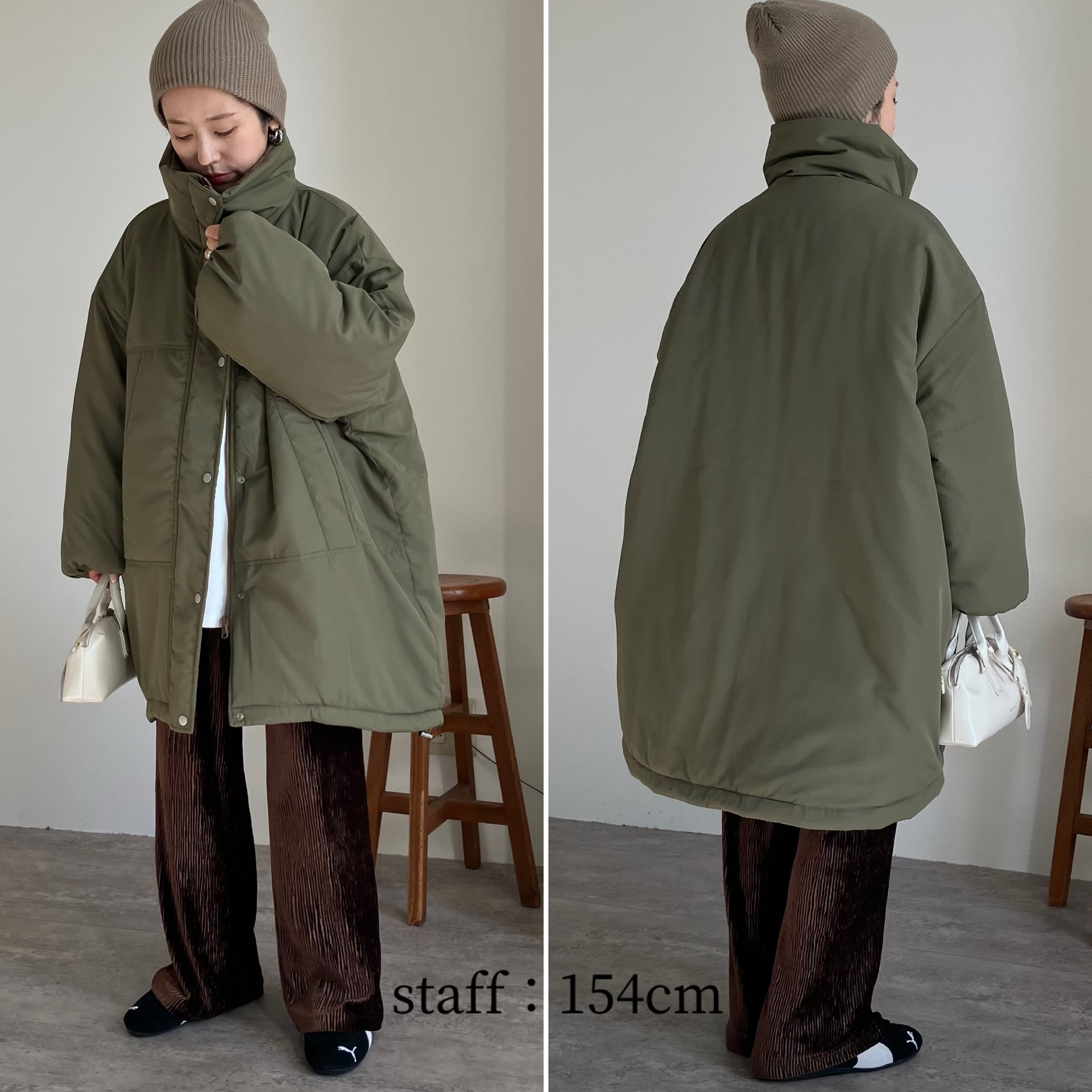 スタンドリバーシブルモンスターコート【y8211-z】宅配便送料無料/宅配