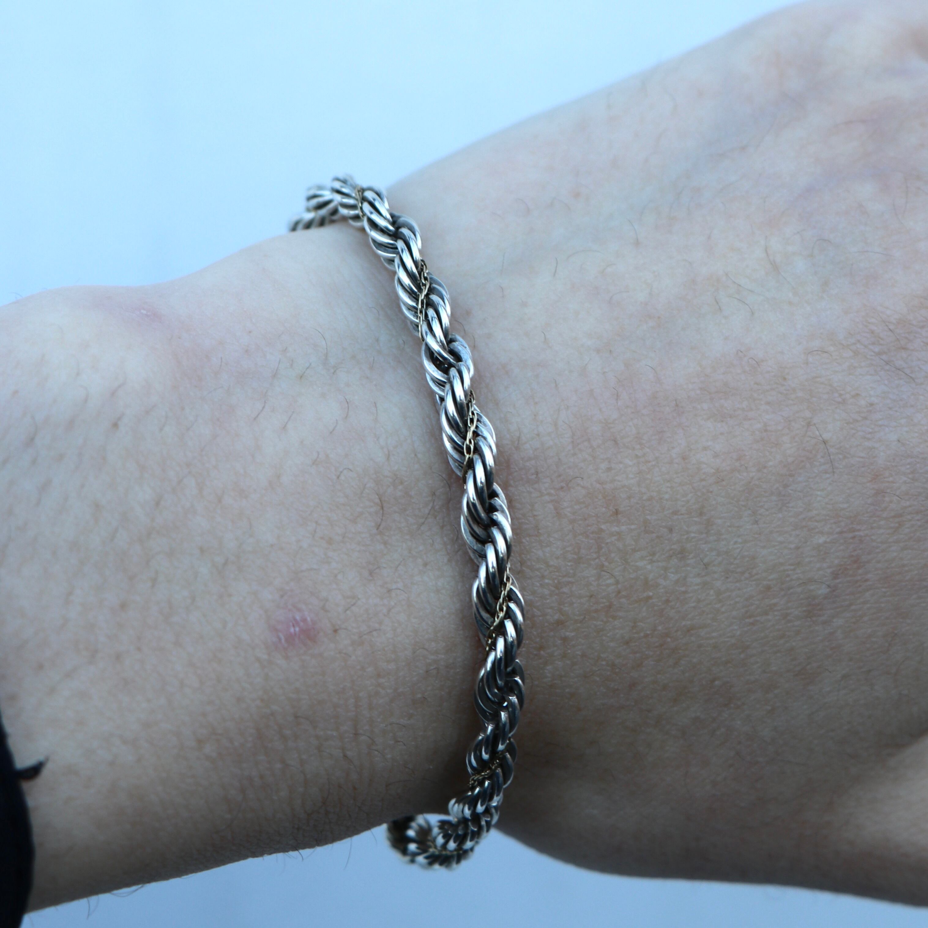 Tiffany&Co. ツイストロープ ブレスレット シルバー925 K18 