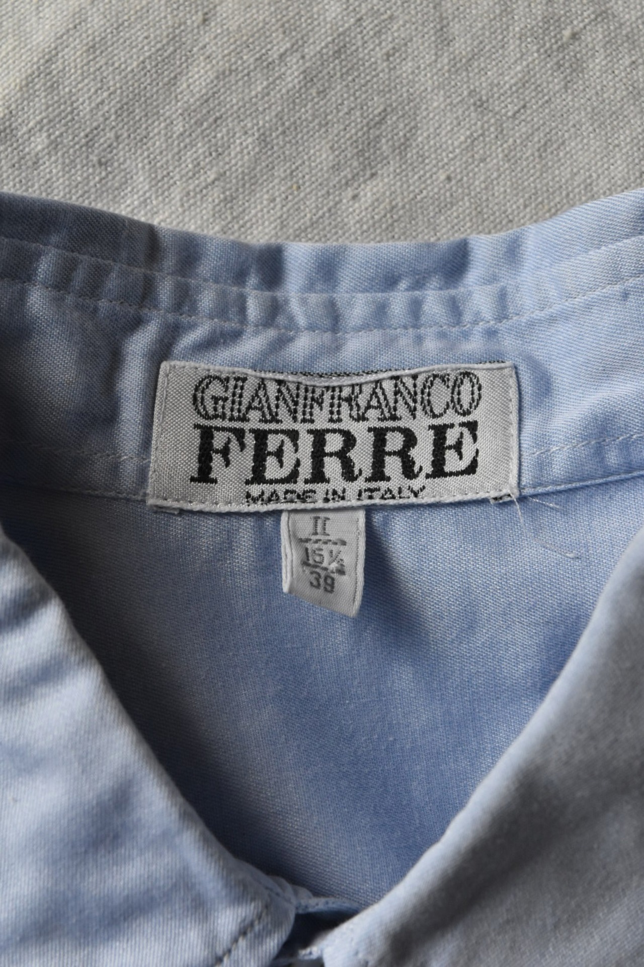 "GIAN FRANCO FERRE" Light blue shirt