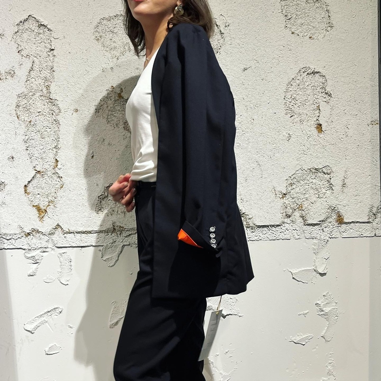 リズレイ　RISLEY risley　肩がけテーラージャケット　