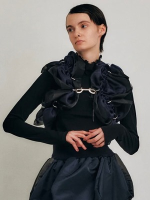 【25AW】HOUGA ホウガ / Fiona bustier / ビスチェ