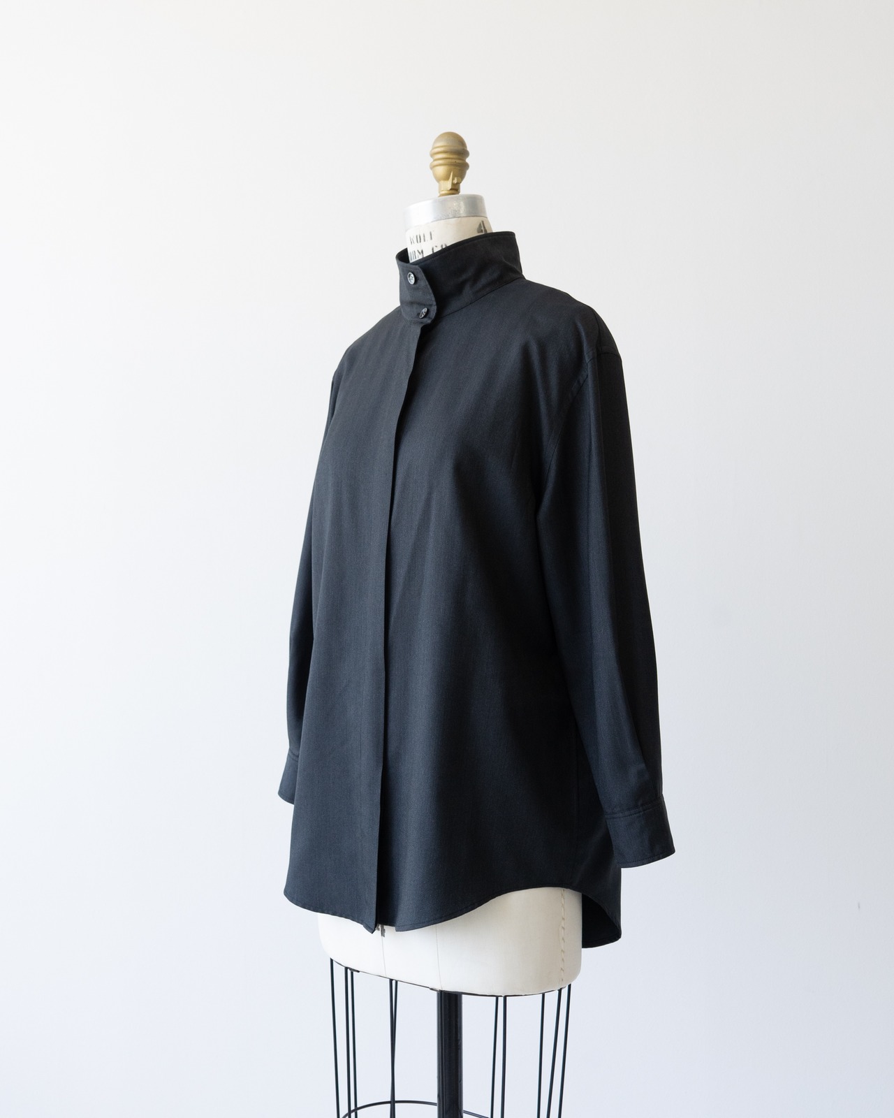 〈Hermès by martin margiela〉Stand-Collar Shirt