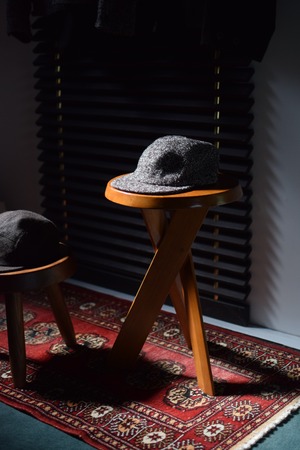 BISOWN / LOOP TWEED CAP