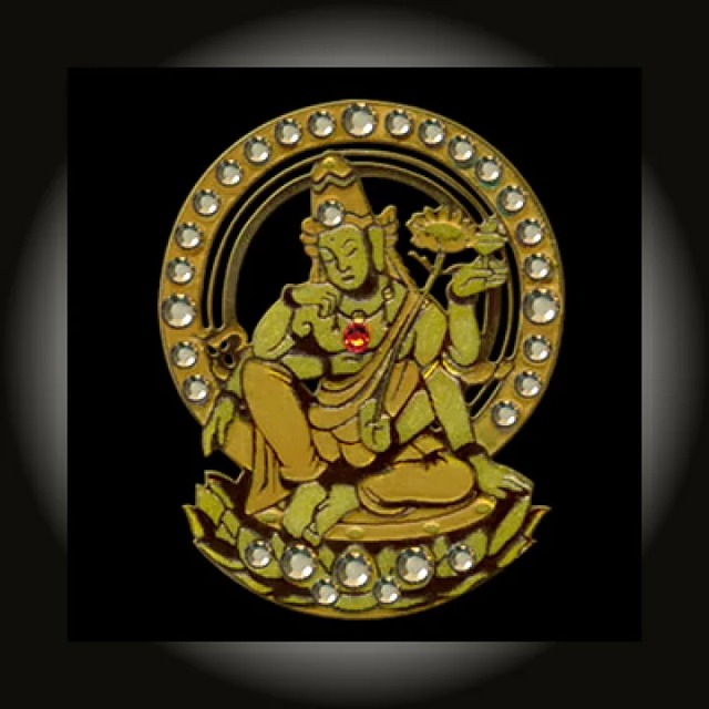 蒔絵シール「バロックシリーズ /観音(金)」