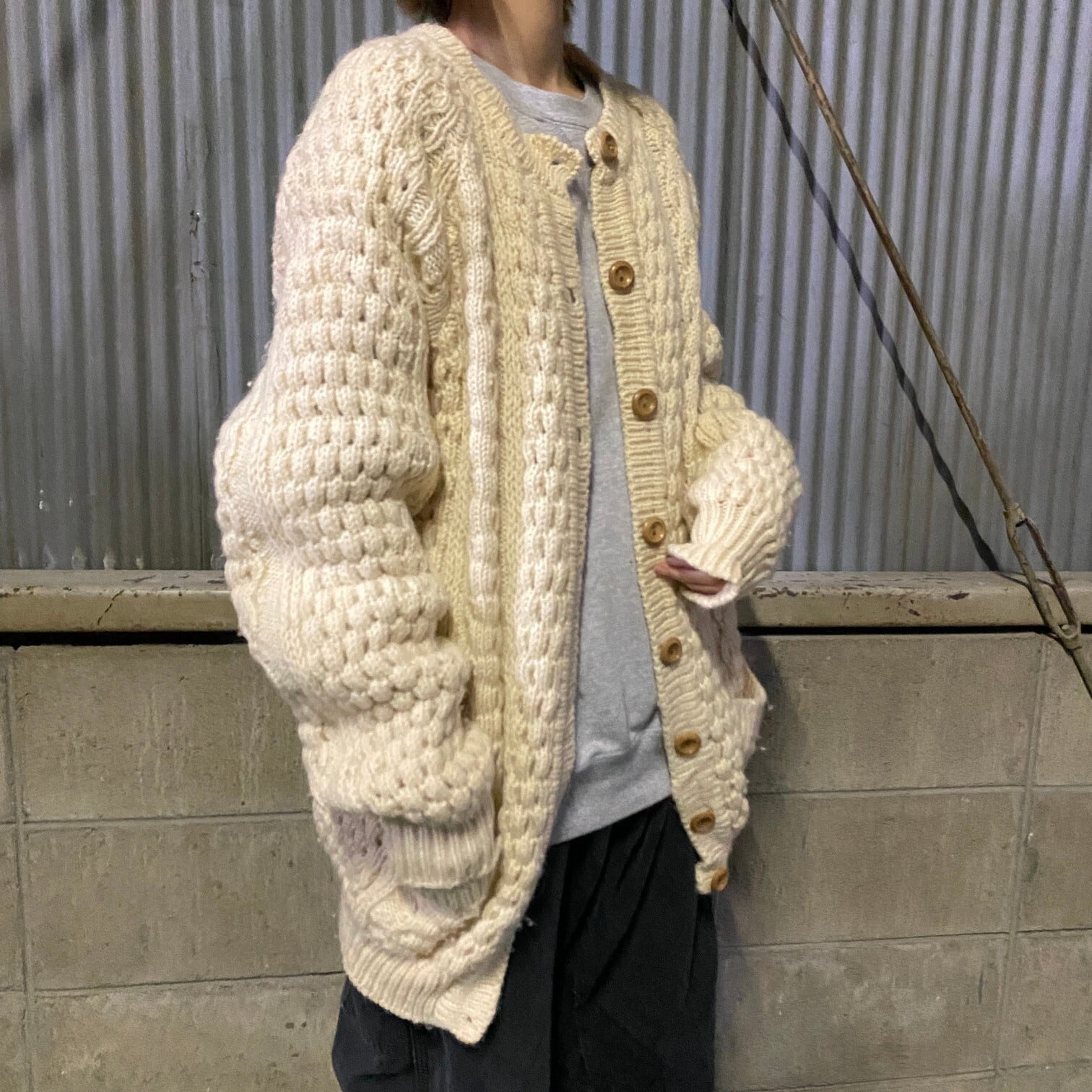 アイルランド製 John Molloy フィッシャーマン アランニット  