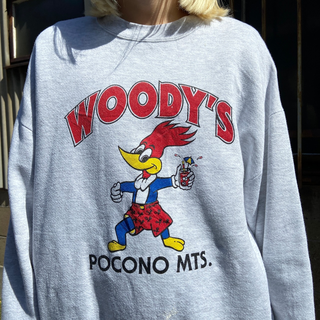 90年代 USA製 ウッディ ウッドペッカー キャラクタープリント 