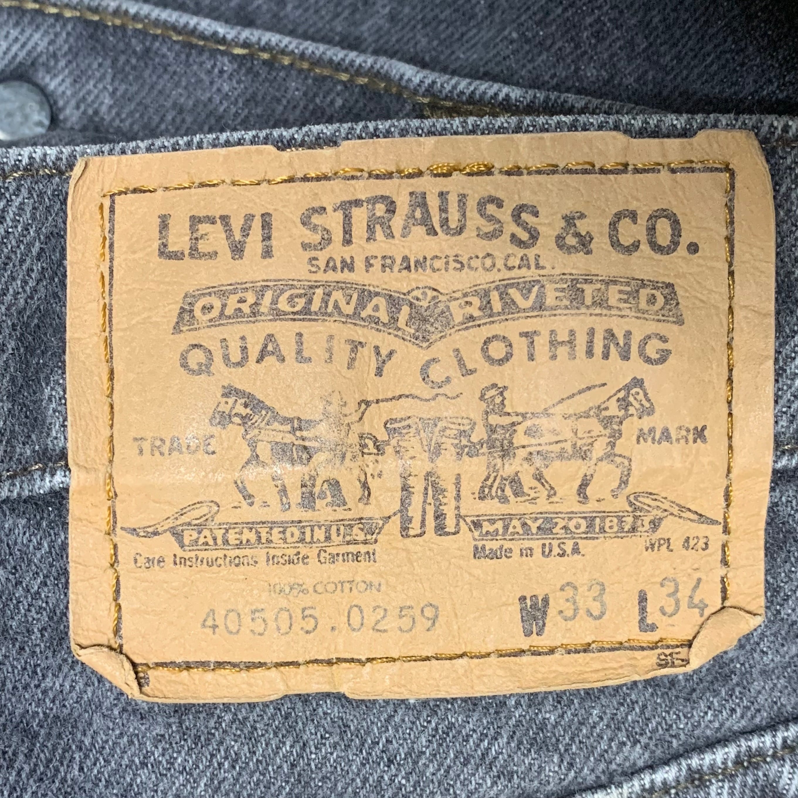 USA製 90s Levi's 505 ビンテージ デニム 33×34 刻印532 90年代 USA製 90s Levi's 505 ビンテージ デニム 33×34 刻印532 90年代