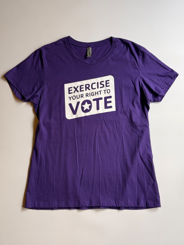 【Women’s】“YMCA NY” Exrcise your right to VOTE T-Short