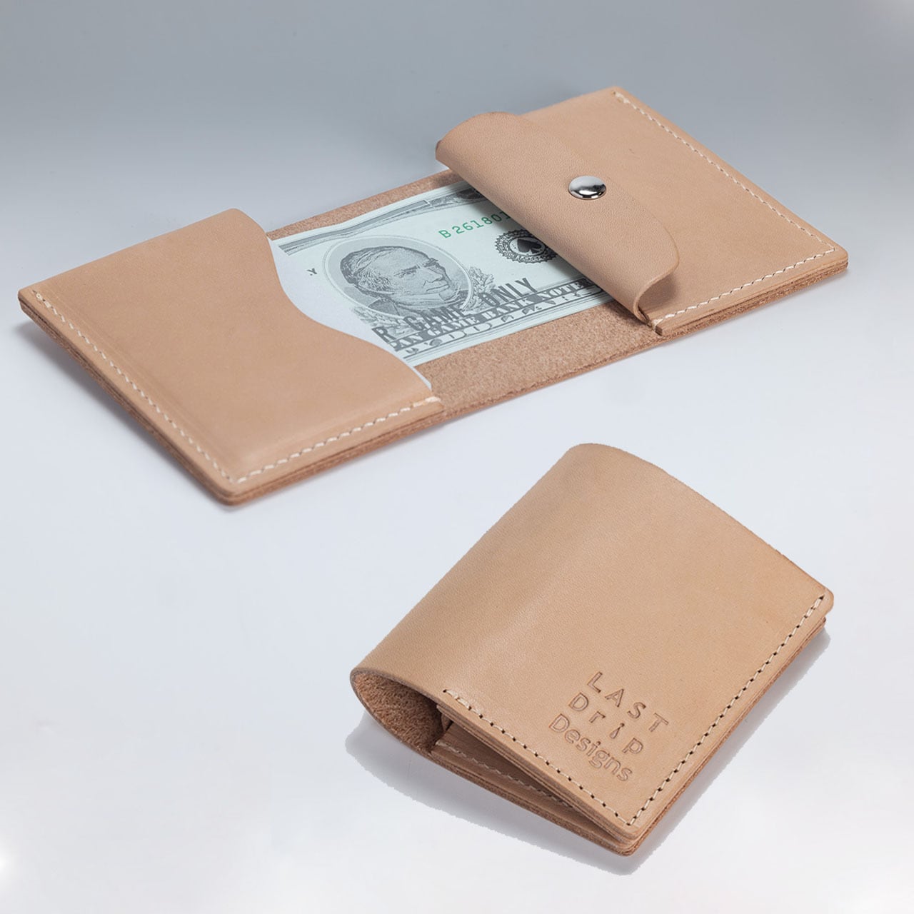 ミニマム 二つ折り財布 （ 小銭入れつき ） ／ 2つ折り財布 コンパクト