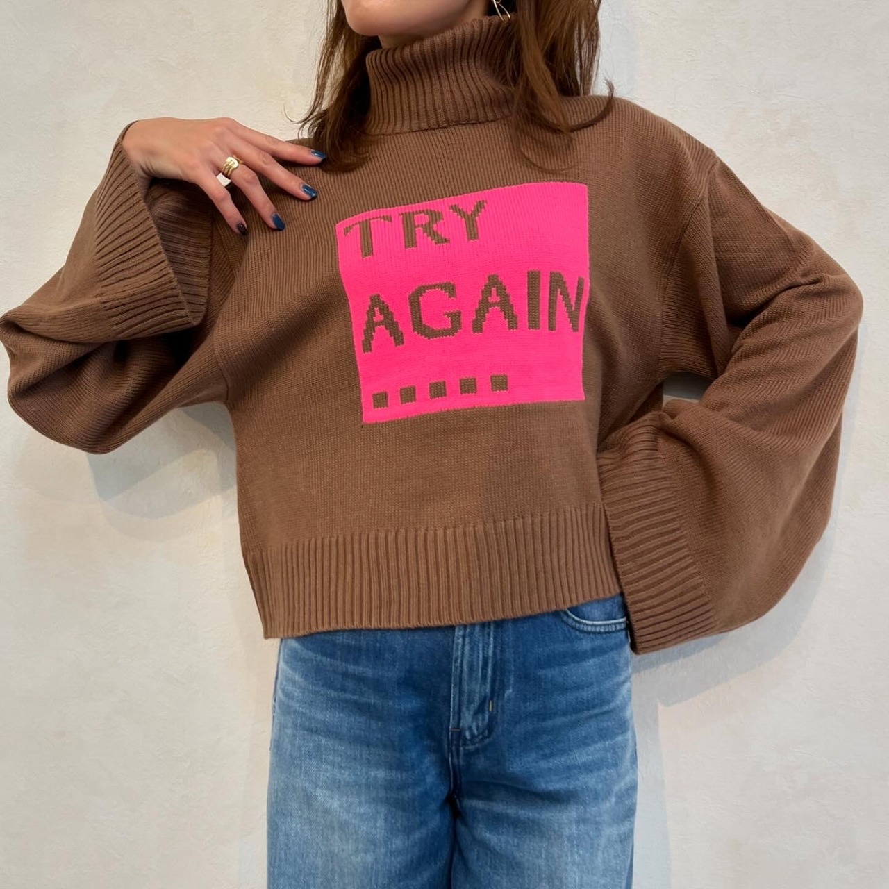 ドスディオサス　dosdiosas　TRYAGAIN ニット　D8399