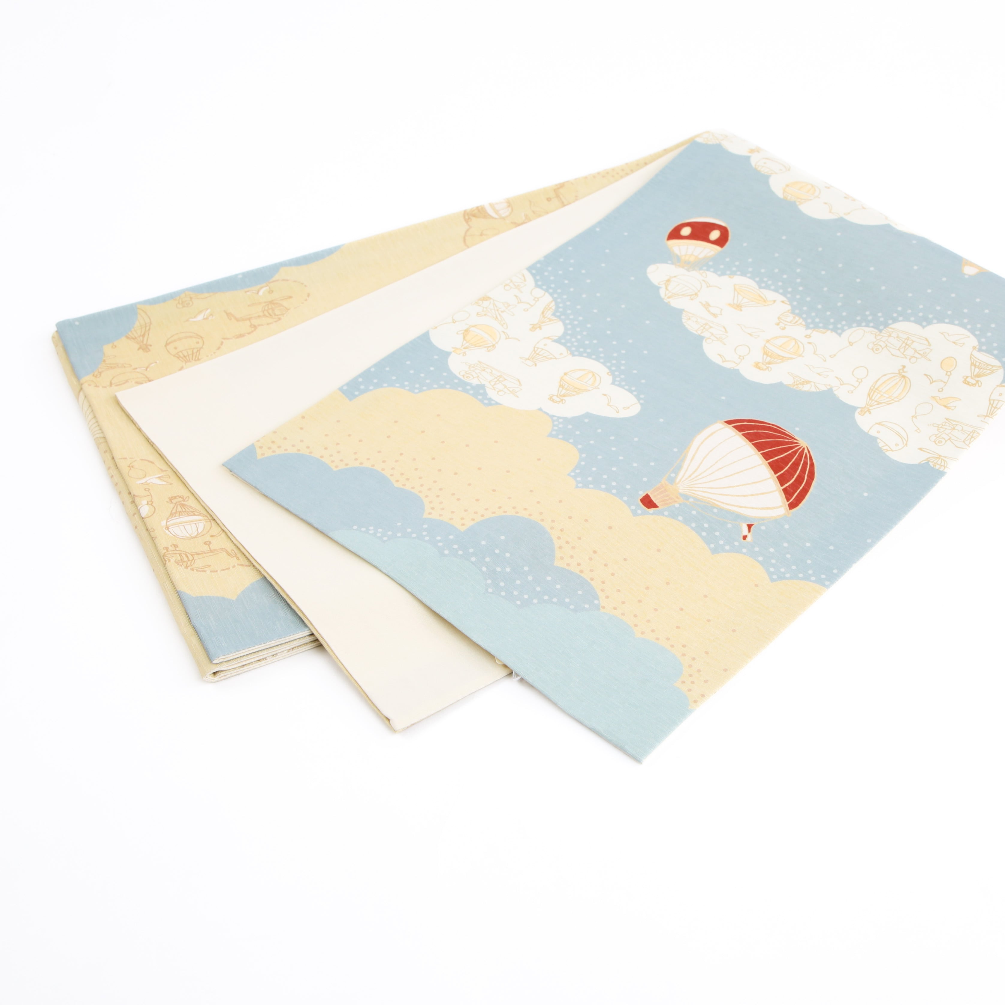 新品・未使用 WAKKA 正絹 京袋帯【空中散歩／ベージュ】お仕立て上がり 着物 帯 カジュアル 一重太鼓 OB-61 新品・未使用 WAKKA 正絹 京袋帯【空中散歩／ベージュ】お仕立て上がり