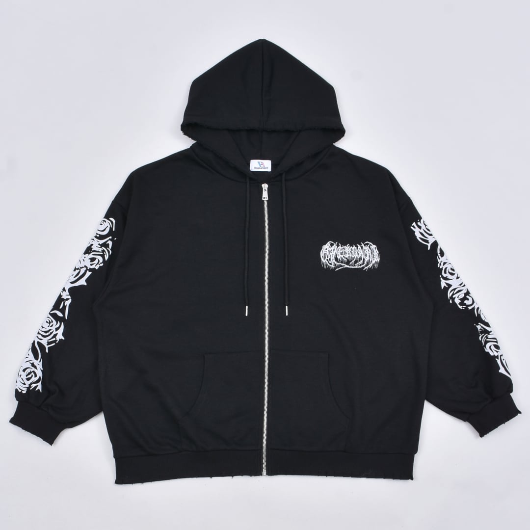 ROSE SKULL ZIPパーカーⅡ | VOLCAN&APHRODITE 公式通販