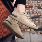 Canvas Round Toe Low Cut Sneakers ◇4color H0726