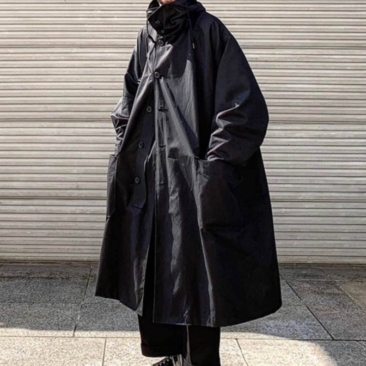 ルーズフードウィンドブレーカージャケット　MT0030001