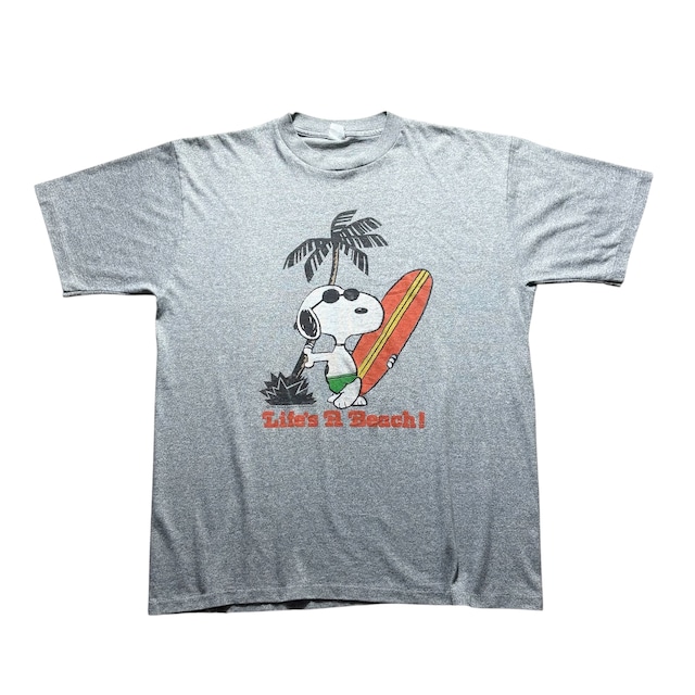 vintage 1970’s~80’s SNOOPY print tee