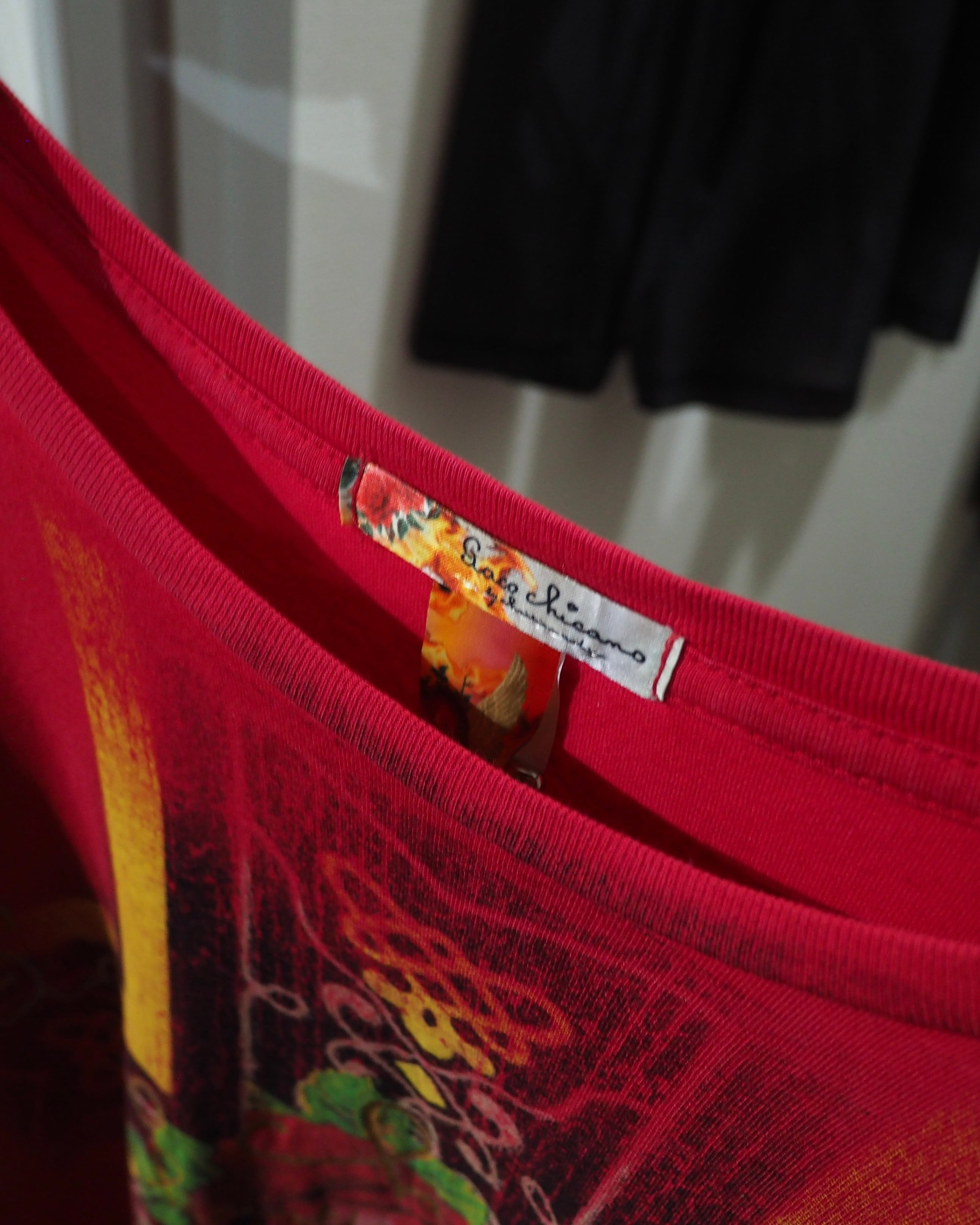 " Christian Audigier ‐ 聖母マリア " Virgin Mary Both sides Printed SS Tee ( Made in USA )