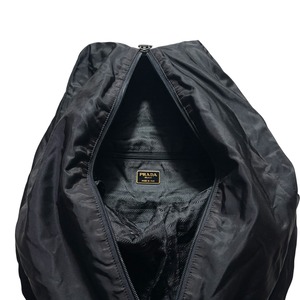 PRADA black nylon shoulder bag