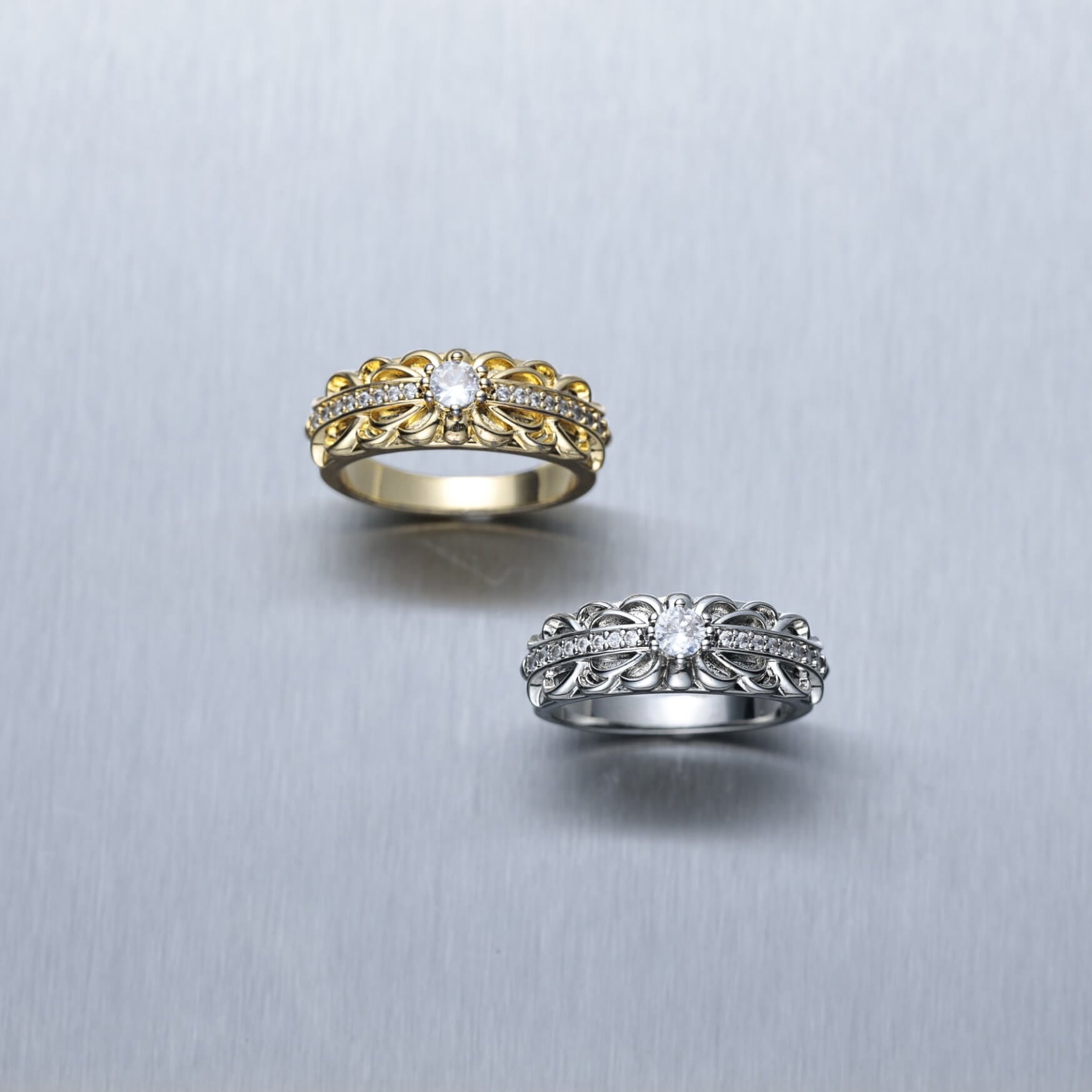 LUXURY CROSS SERIES-zirconia cross ring VR1-46 | VERIELA