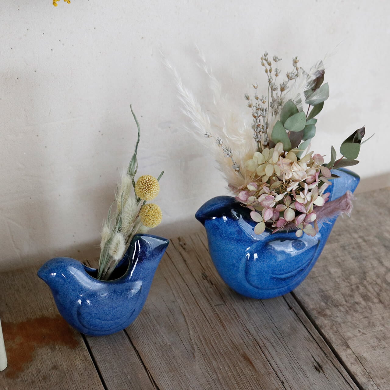Sceneryvase シナリー バードフラワーベース ブルー S ＊ 北欧