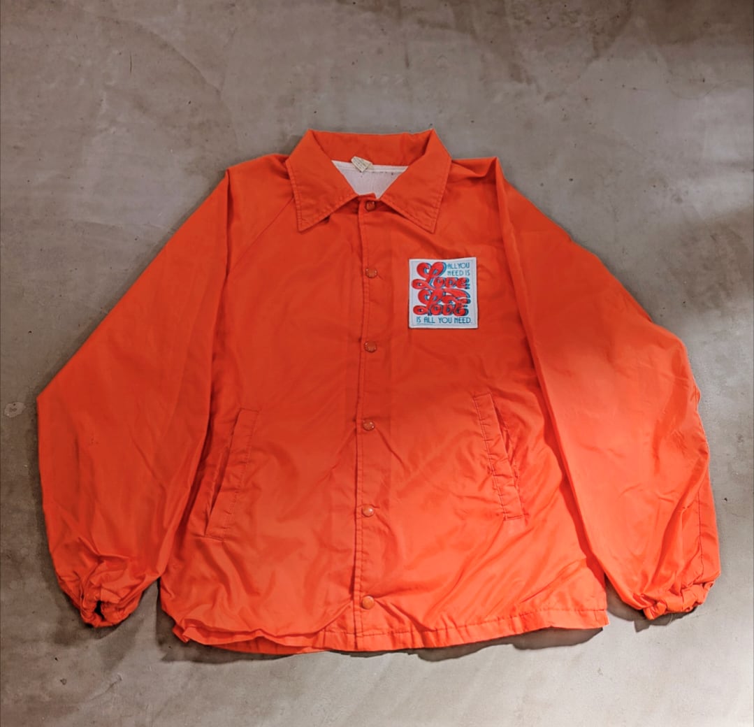 80s ” Love Love” patch coach jaket 小岩店