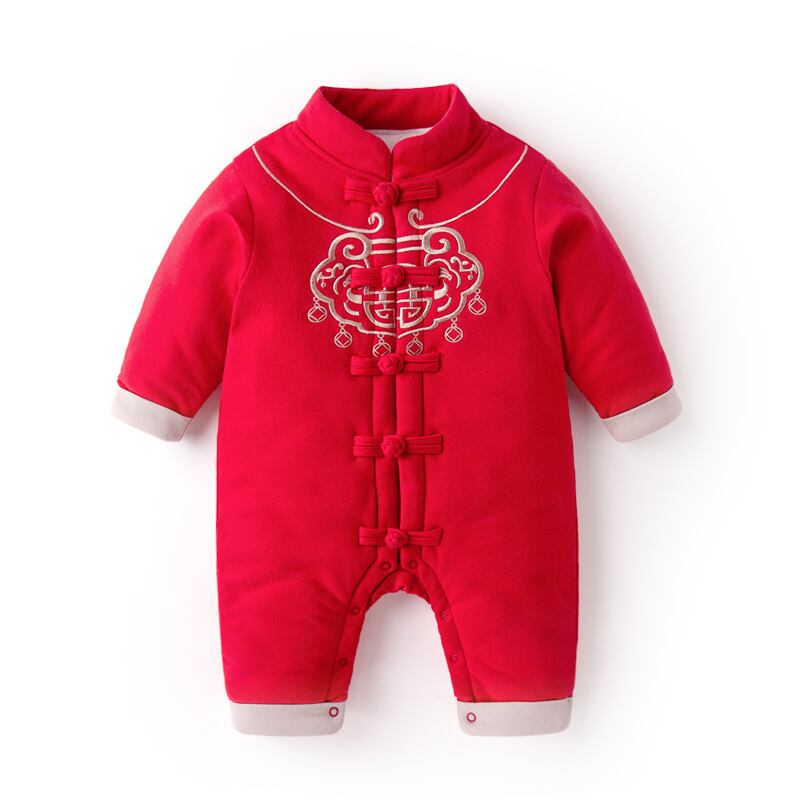 ベビーウェア冬服1歳ベビー服女性厚着年物唐スーツメンズ年ドレスシーズン Duduベイビー29980266497