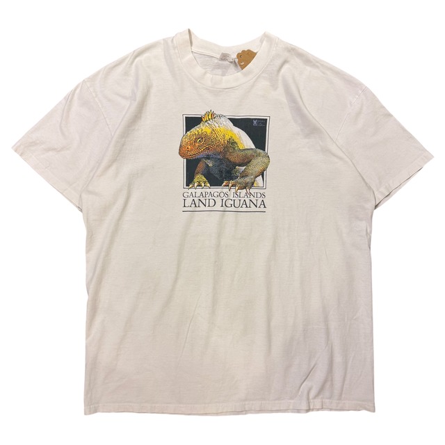 ［90s Made in USA］Stedman "Iguana" Animal Design T-shirt XL