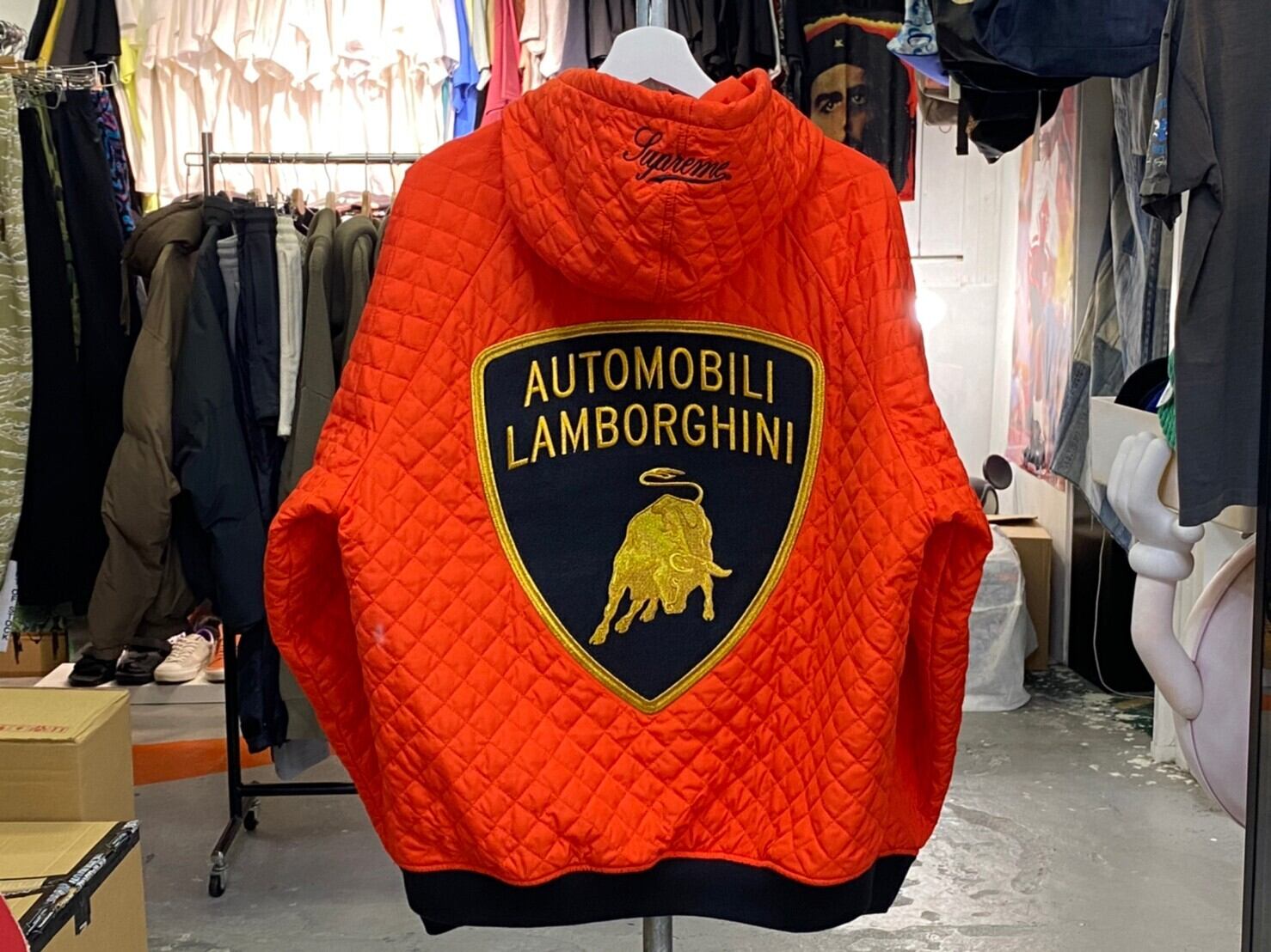 Supreme Lamborghini Hooded Work Jacketブルゾン
