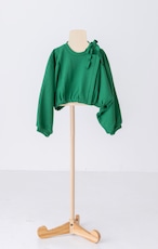 folk made sweat short blouson green