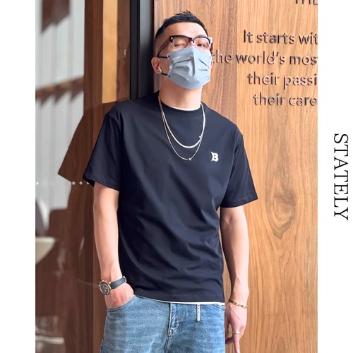 Minimal Bロゴ エンブロイドT/3color_T204 画像