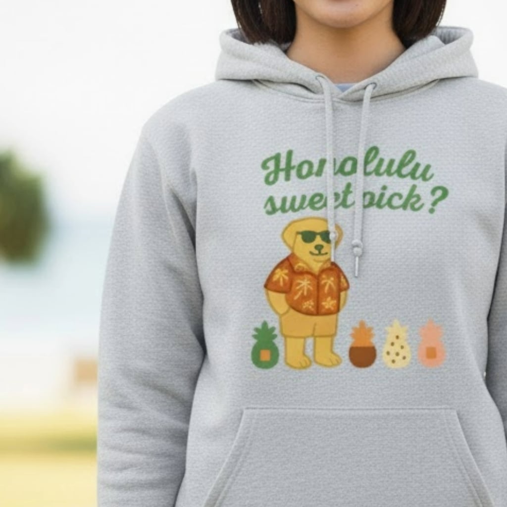 Honolulu sweet 柴犬 ユニセックスパーカー DA0034