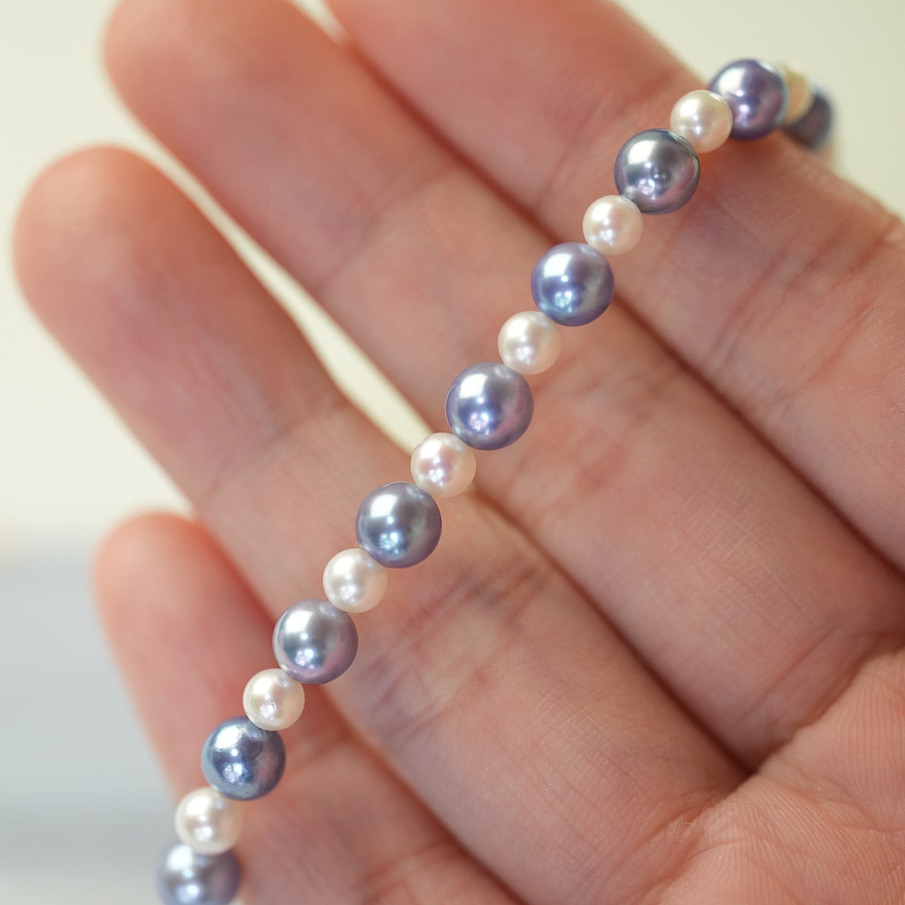 茨城県推奨品淡水真珠のカフス - 小物