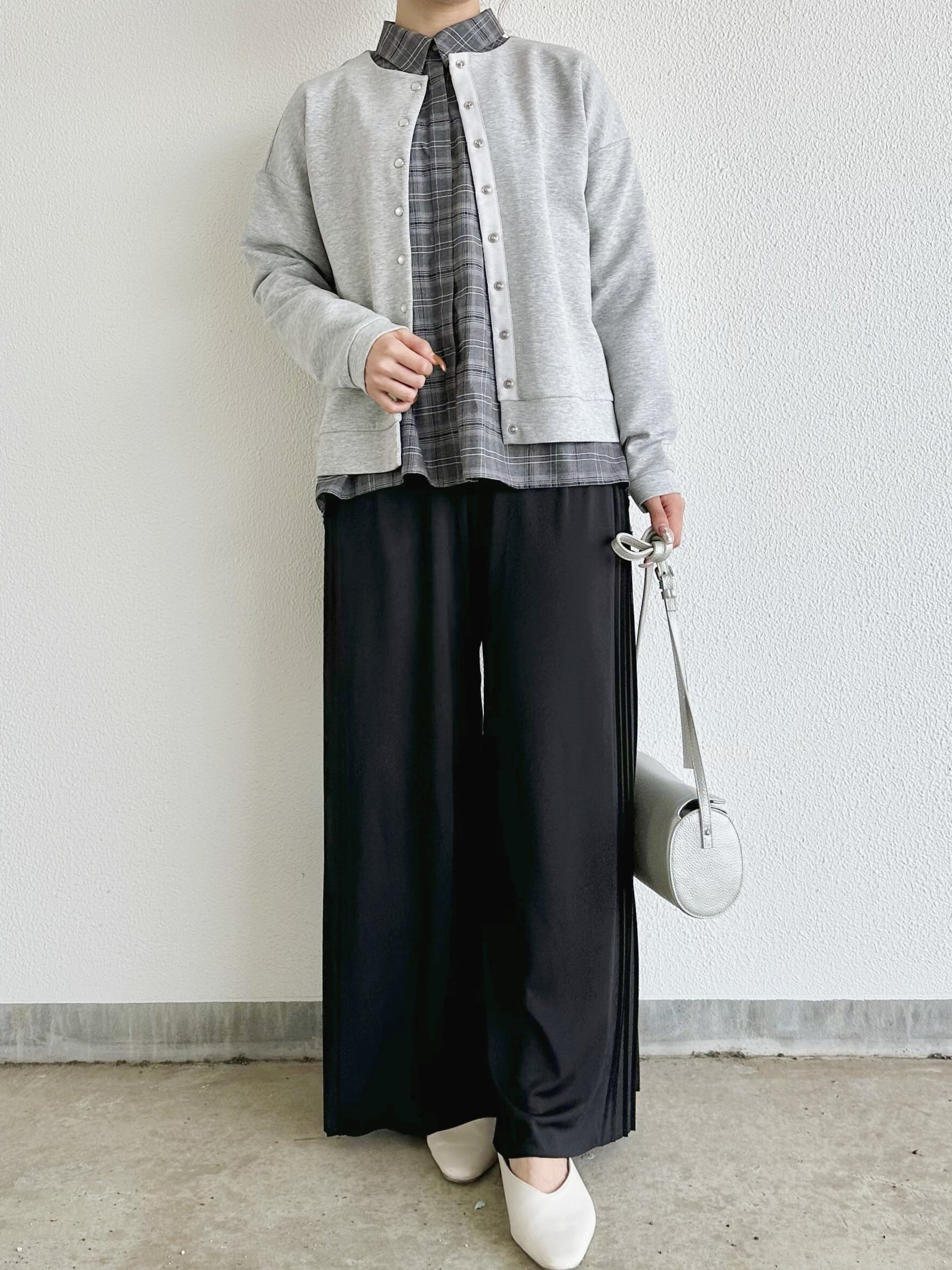 ○○○9286】トリコットジャージサイドプリーツパンツ (8810