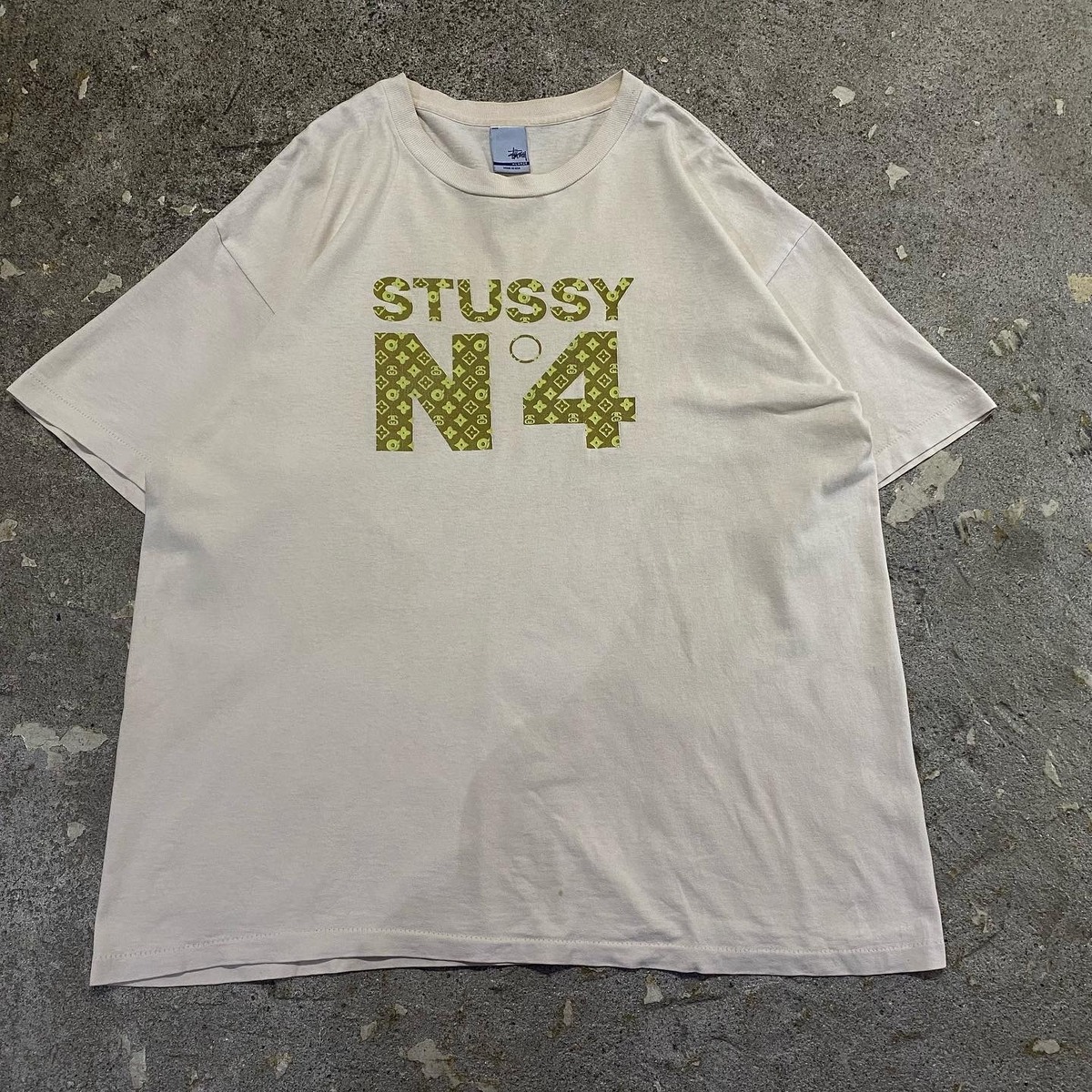 2000's) Stussy Monogram N4 Logo graphic t-shirt - M – Since'99 Vintage