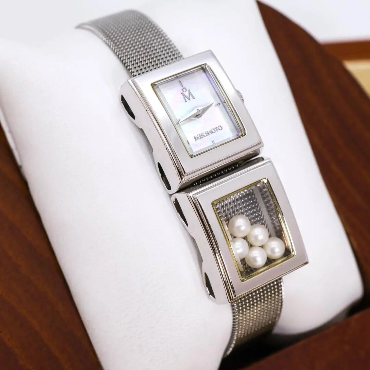 ◇稼働 MIKIMOTO 腕時計 シェル 5Pパール 新品電池 b | Like a Flower 
