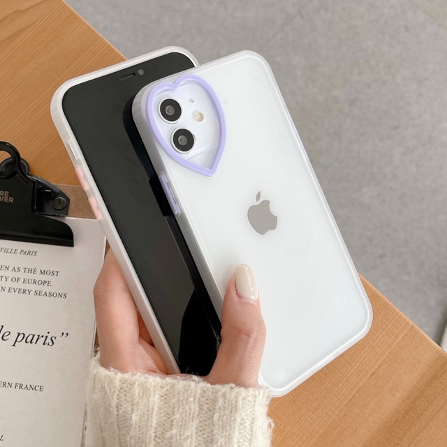 ハートカメラシリーズ シンプルハート シンプルクリア スマホケースカバー Iphone12 Iphone12pro Max Iphone12mini Iphonese2 Iphone7 8 Plus X Xs Xr 11 Pro Max スマホケース スマホグッズ専門店 Pca