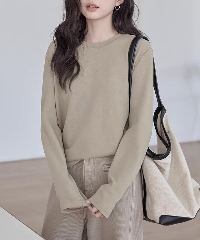 スリミングユニセックスカットソー Q0506