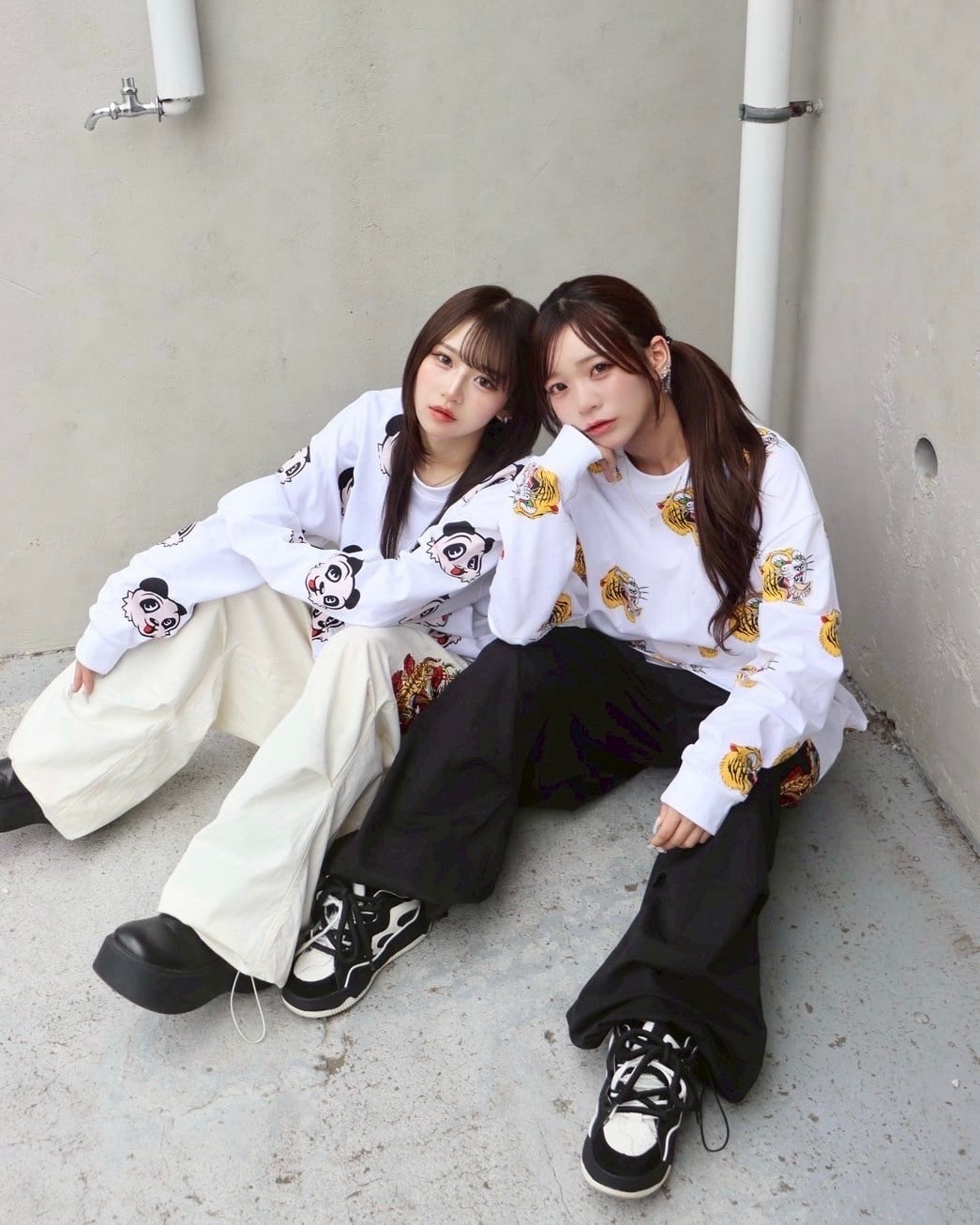 総柄虎ロンT | チュウカタベタイ