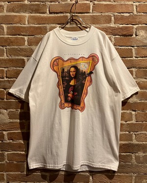 【Caka act3】“Mona Lisa" Print Design Vintage T-Shirt
