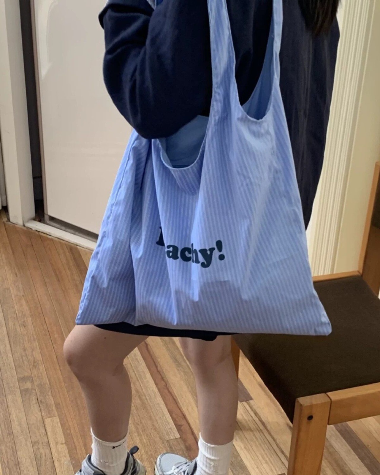 Stripe large Bag  L0053