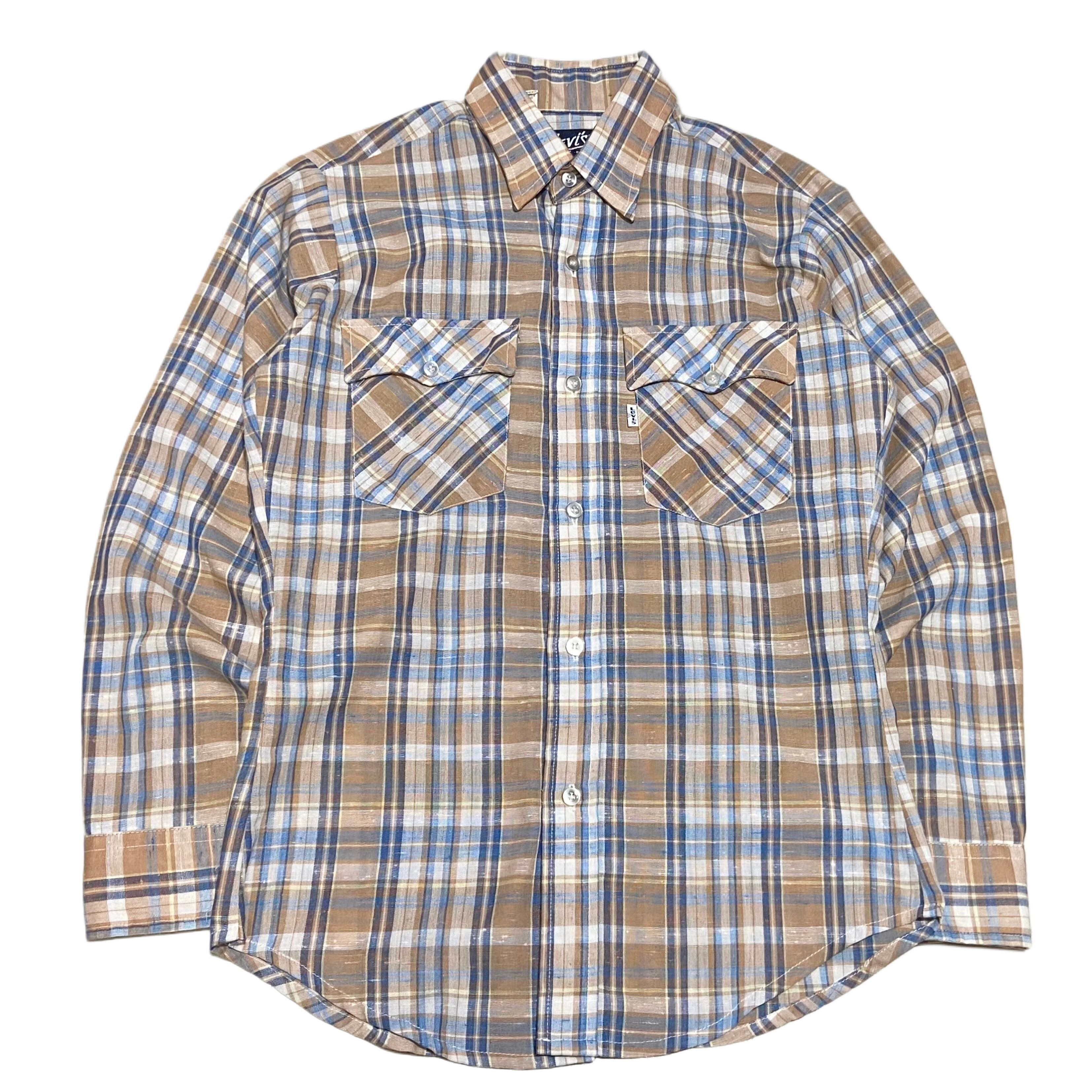 50s 60s SEARS シャンブレーシャツ【M】WORK CLOTHING タグ | BACK IN