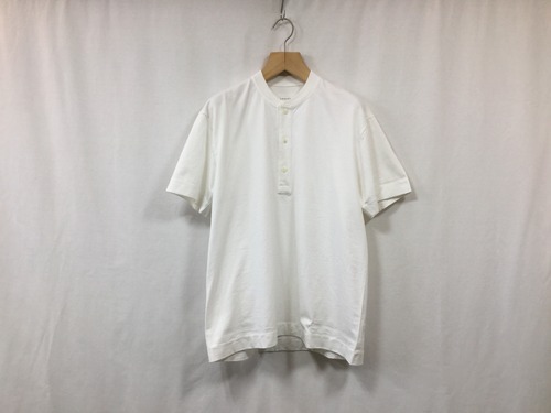 CURLY” HELICAL S/S HENLEY TEE WHITE”