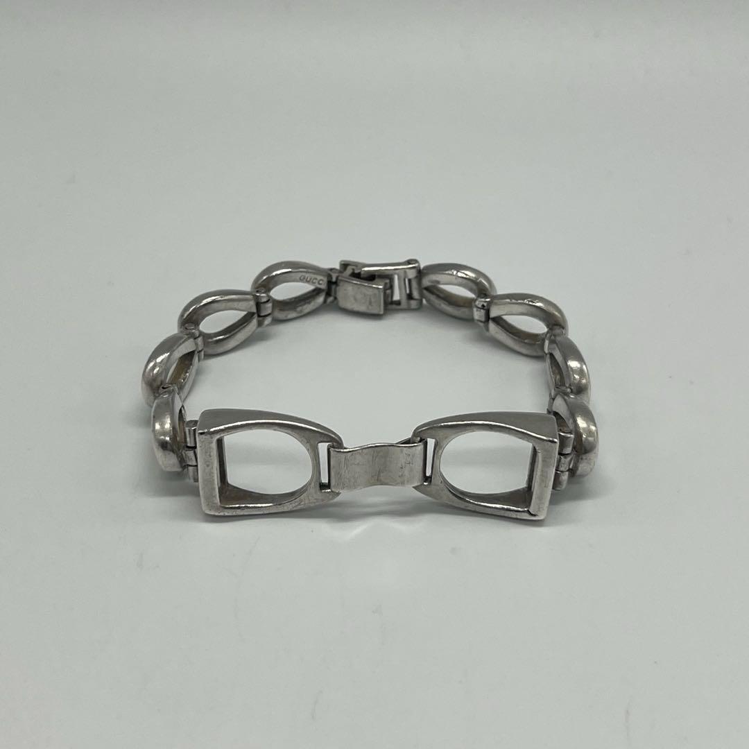 グッチ GUCCI ホースビット チェーンブレスレット SV925 オールド